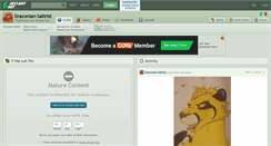 Desktop Screenshot of draconian-satirist.deviantart.com