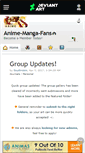 Mobile Screenshot of anime-manga-fans.deviantart.com