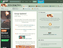 Tablet Screenshot of anime-manga-fans.deviantart.com