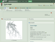 Tablet Screenshot of fenrir-knight.deviantart.com