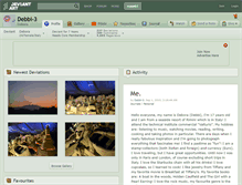 Tablet Screenshot of debbi-3.deviantart.com