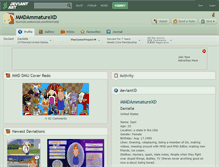 Tablet Screenshot of mmdammaturexd.deviantart.com