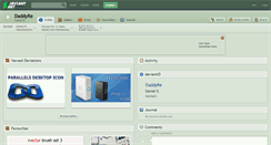 Desktop Screenshot of daddyre.deviantart.com