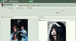 Desktop Screenshot of devonneamos.deviantart.com