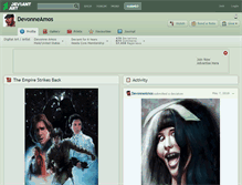 Tablet Screenshot of devonneamos.deviantart.com