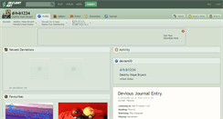Desktop Screenshot of d-h-b1234.deviantart.com