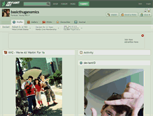 Tablet Screenshot of basicthuganomics.deviantart.com