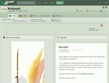 Tablet Screenshot of birdypeas8.deviantart.com