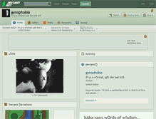 Tablet Screenshot of gynophobia.deviantart.com