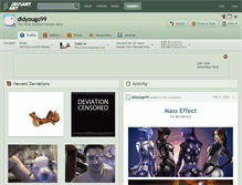 Tablet Screenshot of didyougo99.deviantart.com
