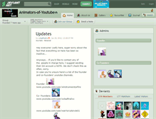 Tablet Screenshot of animators-of-youtube.deviantart.com