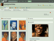 Tablet Screenshot of greenhortonchisley.deviantart.com