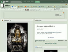 Tablet Screenshot of leka88.deviantart.com