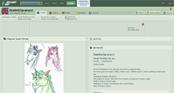 Desktop Screenshot of dominicsavarucci.deviantart.com