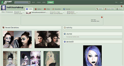 Desktop Screenshot of maliciousmakeup.deviantart.com