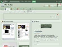 Tablet Screenshot of chasethebase.deviantart.com