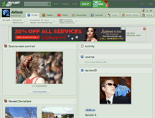 Tablet Screenshot of akileos.deviantart.com