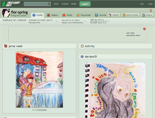 Tablet Screenshot of flor-spring.deviantart.com