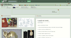 Desktop Screenshot of fluffy-kitsune.deviantart.com