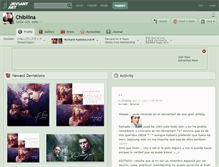 Tablet Screenshot of chibilina.deviantart.com