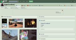 Desktop Screenshot of dragonfrombrazil.deviantart.com