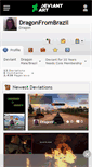 Mobile Screenshot of dragonfrombrazil.deviantart.com