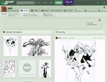 Tablet Screenshot of m09.deviantart.com