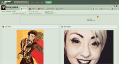 Desktop Screenshot of cayleyalaina.deviantart.com