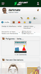 Mobile Screenshot of darkmate.deviantart.com