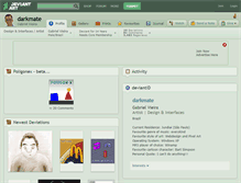 Tablet Screenshot of darkmate.deviantart.com