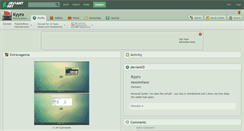 Desktop Screenshot of kyyro.deviantart.com