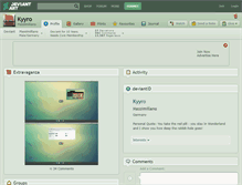 Tablet Screenshot of kyyro.deviantart.com