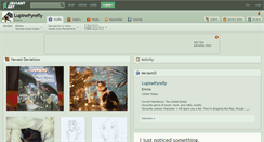 Desktop Screenshot of lupinepyrefly.deviantart.com