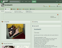 Tablet Screenshot of kendoka602.deviantart.com