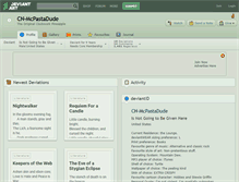 Tablet Screenshot of cn-mcpastadude.deviantart.com