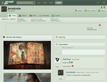 Tablet Screenshot of jamadyszka.deviantart.com