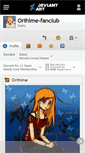 Mobile Screenshot of orihime-fanclub.deviantart.com