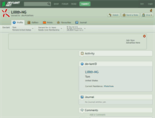Tablet Screenshot of lillith-ng.deviantart.com