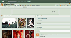 Desktop Screenshot of kalliamodelstock.deviantart.com