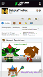 Mobile Screenshot of dakotathefox.deviantart.com