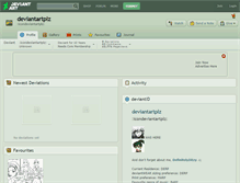 Tablet Screenshot of deviantartplz.deviantart.com