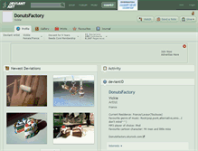 Tablet Screenshot of donutsfactory.deviantart.com