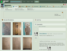 Tablet Screenshot of ghareses.deviantart.com