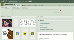 Desktop Screenshot of caramelldansengirl.deviantart.com