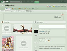 Tablet Screenshot of crazycosimo.deviantart.com