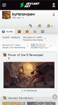 Mobile Screenshot of kyrisnowpaw.deviantart.com