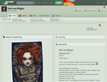 Tablet Screenshot of hen-na-ningyo.deviantart.com