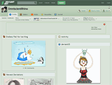 Tablet Screenshot of omniscientrhino.deviantart.com
