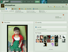 Tablet Screenshot of apickledpriest.deviantart.com