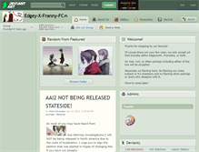 Tablet Screenshot of edgey-x-franny-fc.deviantart.com